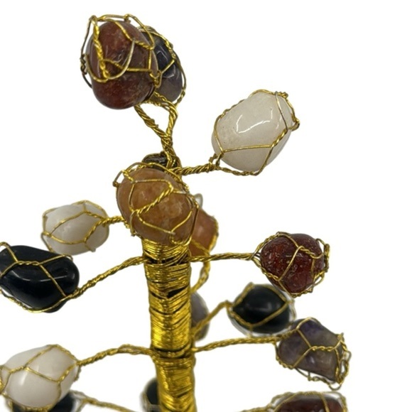 HPX1‎ 🔥 Chakra Gemstone Wire Wrap Tree: Balancing Energy & Beauty - Picture 2 of 6